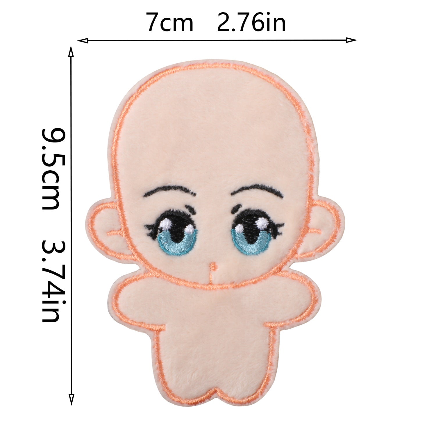 Wholesale 200 Sets Trendy Felt Doll DIY Embroidery Patch Kit For Clothing Decoration Boutique Craft Supply OLY Exclusive