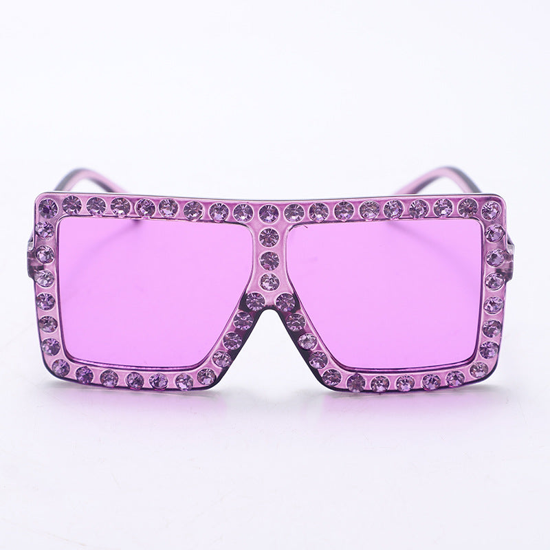 Wholesale Children Full Diamond Frame PC Sunglasses