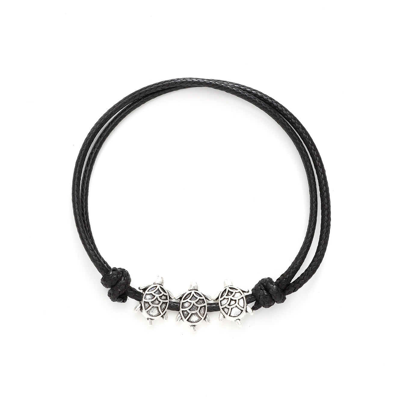 Wholesale Colorful Summer Hand-woven Waxed Cord Bracelet