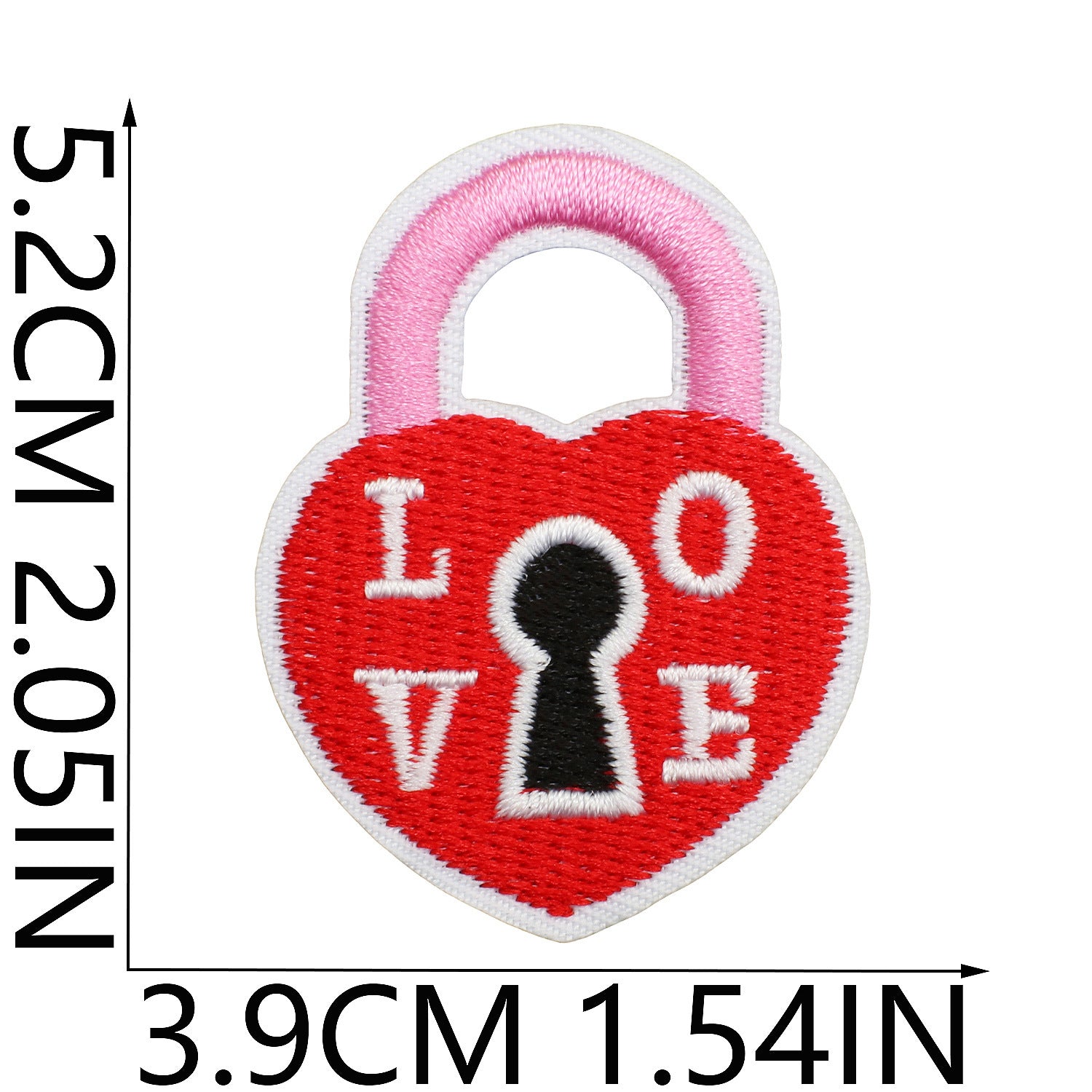 Wholesale Valentine' s Day Red Cartoon Embroidery DIY Patches