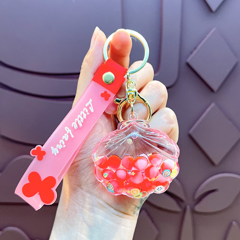 Wholesale Oil-infused Sugar Bean Shell Keychain