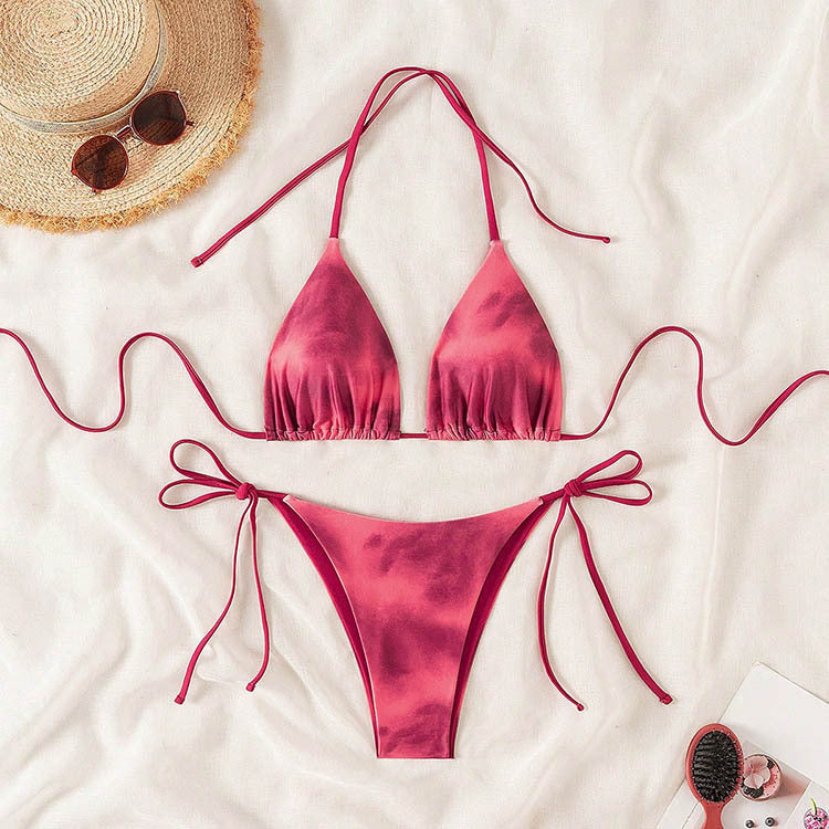 Wholesale Women's lace-up swimsuit fashion sexy beach bikini