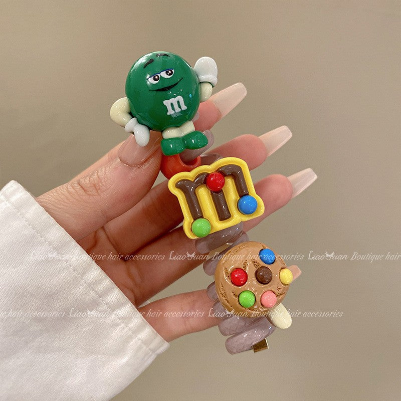 Wholesale Sweet Sunflower Bubble Braid Hair Artifact Ponytail High-end Telephone Line Hair Scrunchies