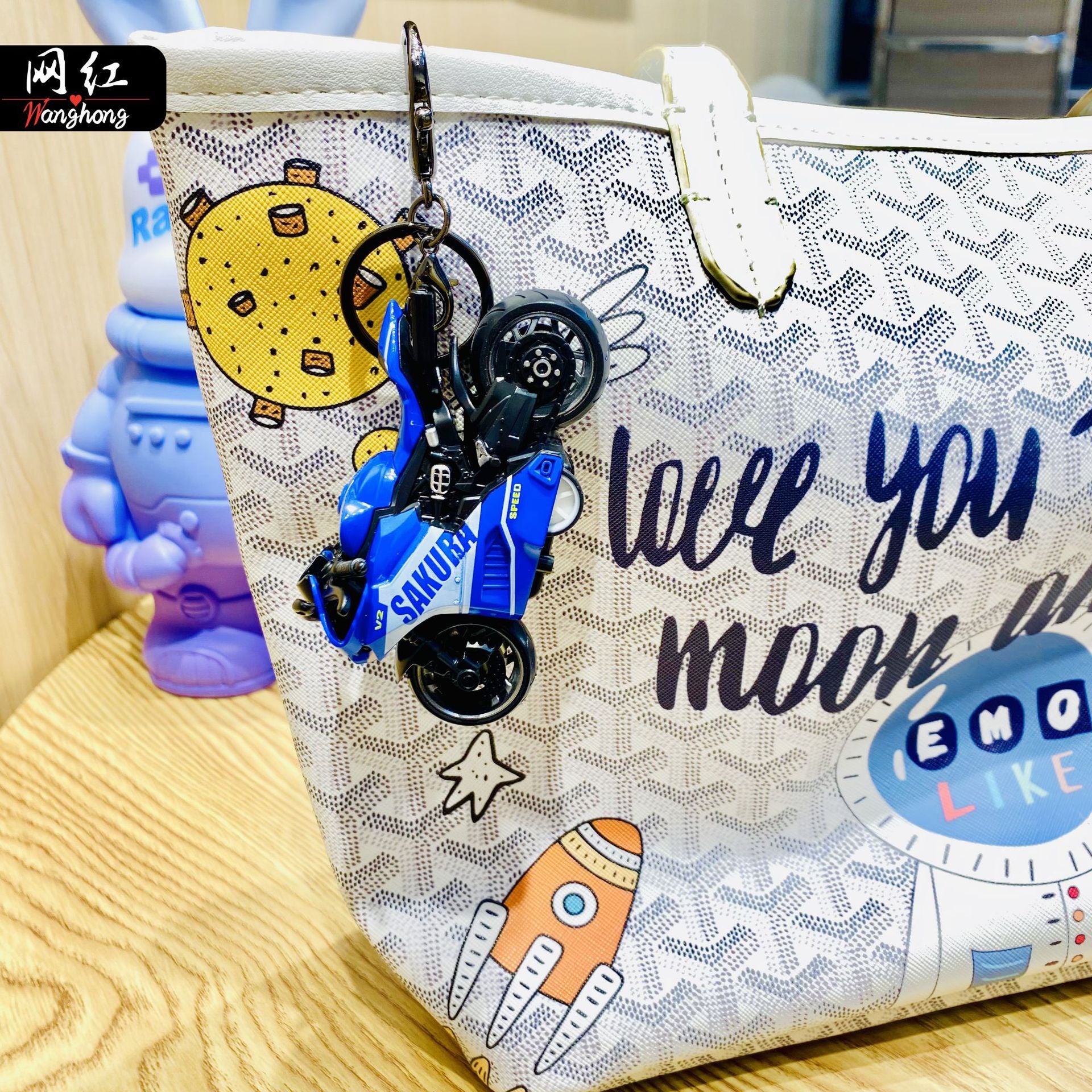 Wholesale Motorcycle Model Zinc Alloy Keychains