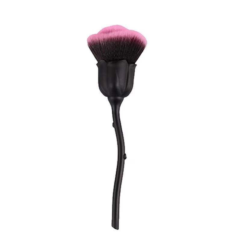 Wholesale Rose Flower Large Soft Bristle Makeup Brush
