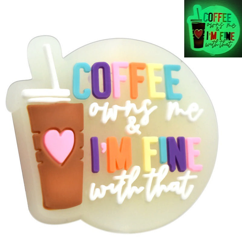 Wholesale Random 100pcs/pack  Glow-in-the-dark cartoon multi-functional beaded   Focal Beads