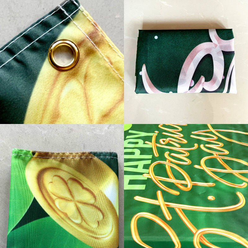 Wholesale St. Patrick's Day Background Cloth Decorations