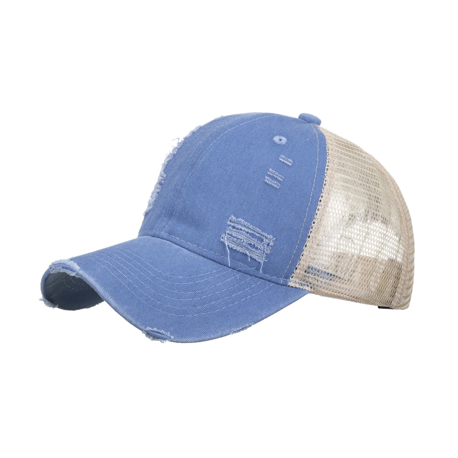 Wholesale  hole washing net cap cap casual sunscreen sun hat baseball cap