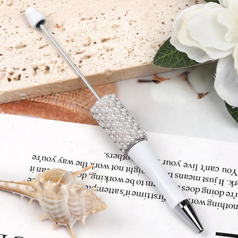 Wholesale 5pcs DIY Rhinestone Pearl Handmade Surface Mount Ballpoint Pen