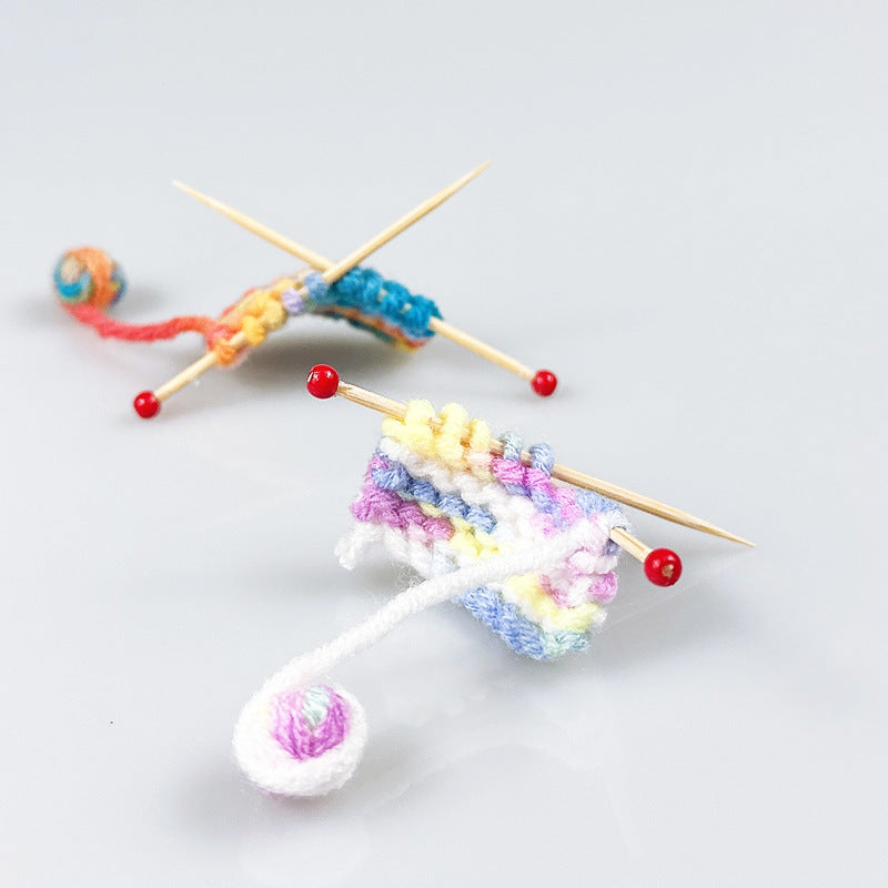 Wholesale 1:12 dollhouse dollhouse Miniature Mini Artificial Wool Props