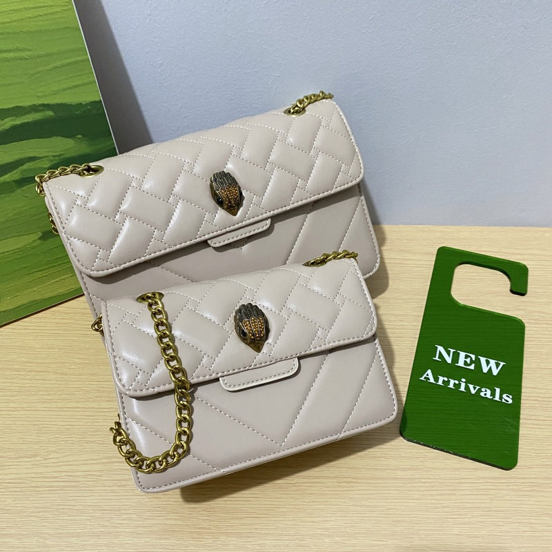 Wholesale Versatile Shoulder Bag Eagle Head Embroidery Chain PU Crossbody Bag