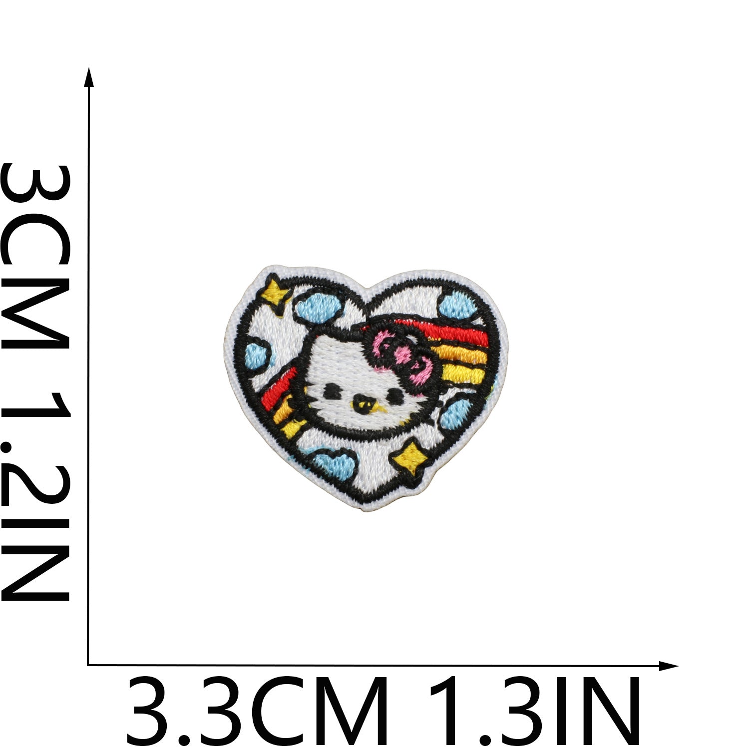 Wholesale Drink Cup Cow And Rice Ball Embroidered Iron On Patch Card Set For Clothing DIY Chic Accessory
