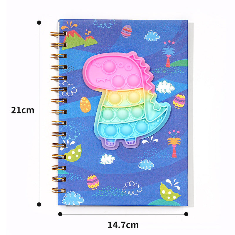 Wholesale Bubble pop Coil Book Decompression Silicone Book