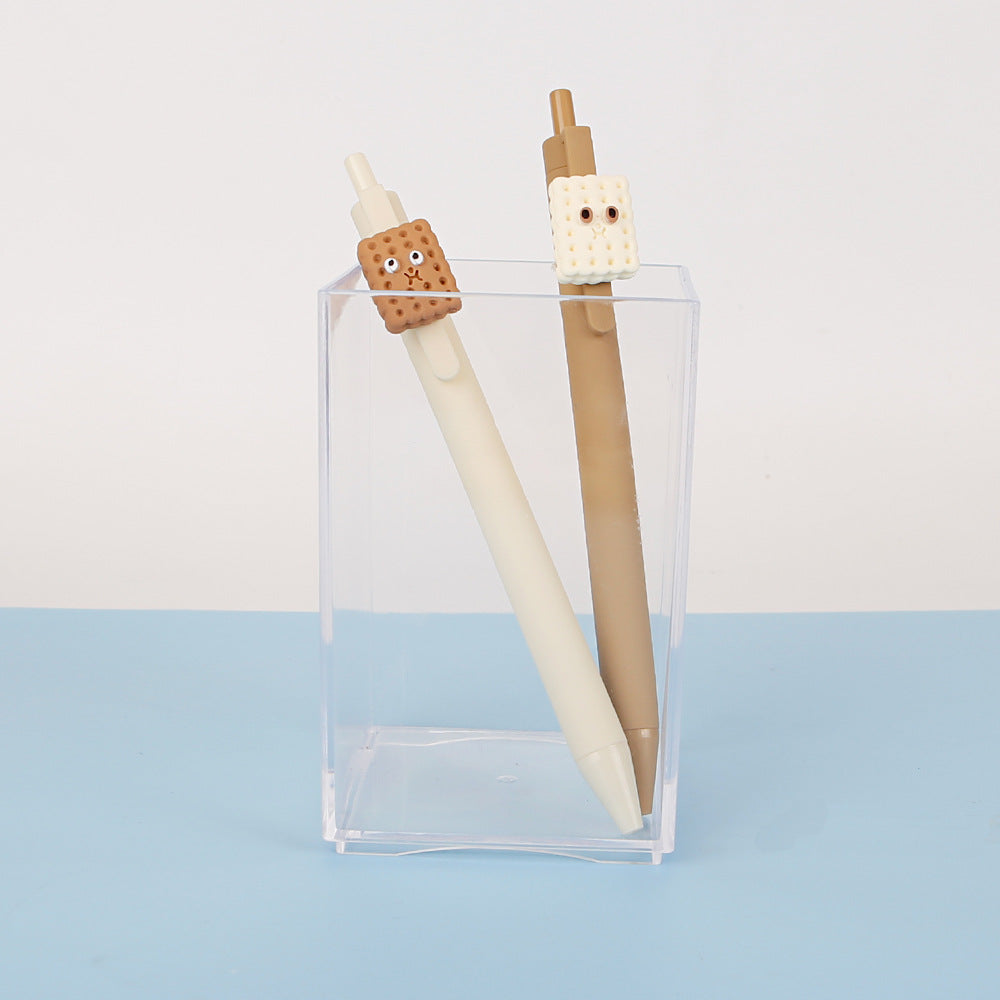 Wholesale Biscuit Shaped Plastic Ballpoint Pens