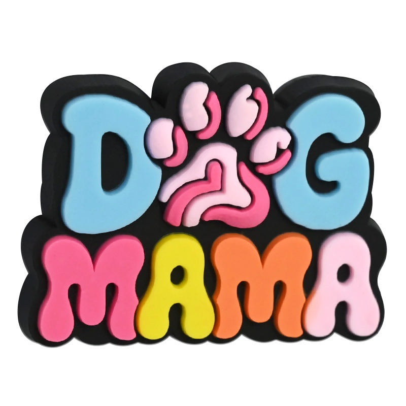 Wholesale Random 100pcs Pet Dog Phrases Letter Beads  Focal Beads