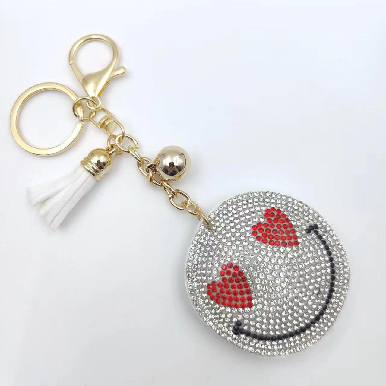 Wholesale  12pcs creative smiling face bag pendant