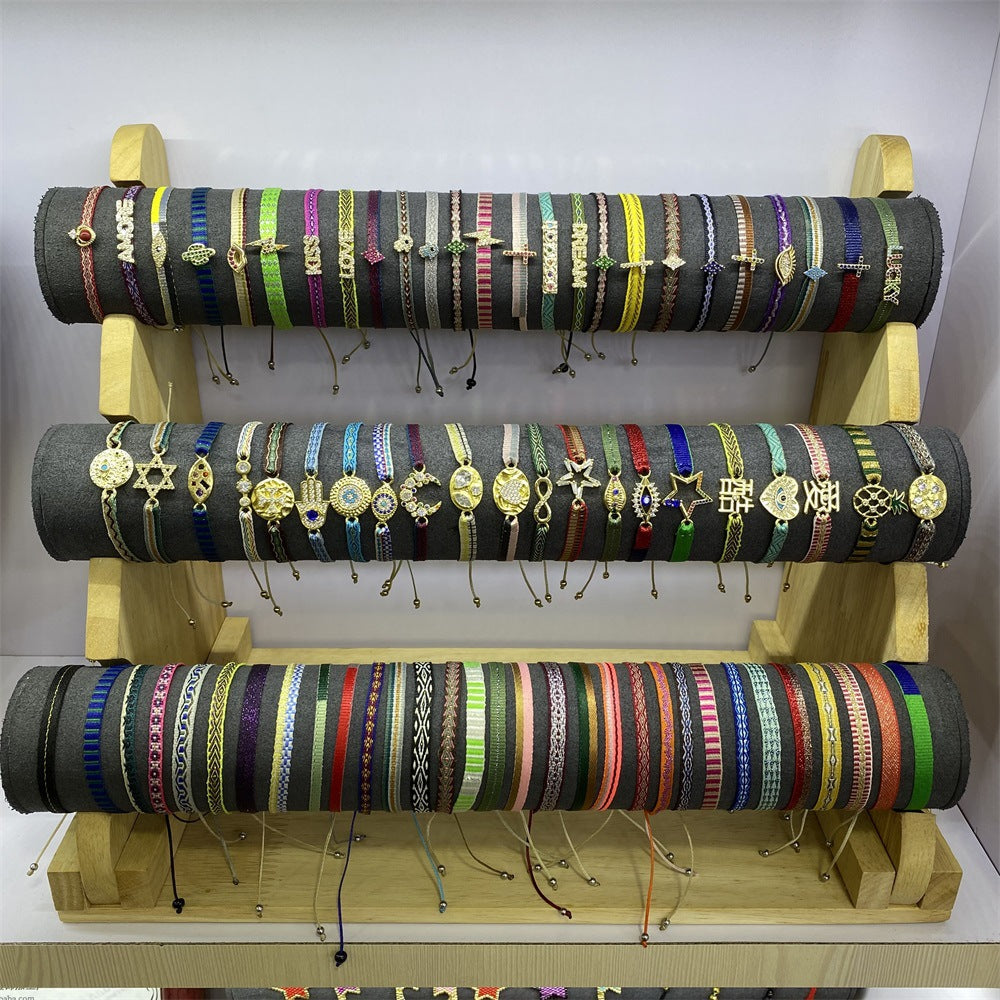 Wholesale Bohemian Woven Silk Thread Bracelet