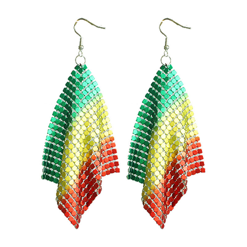 Wholesale Juneteenth Liberation Day Exaggerated Large Earrings