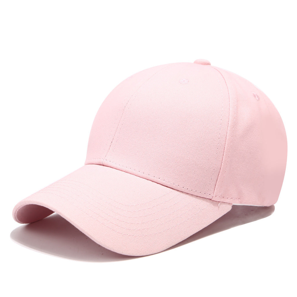 Wholesale Solid color all-match embroidered logo cap