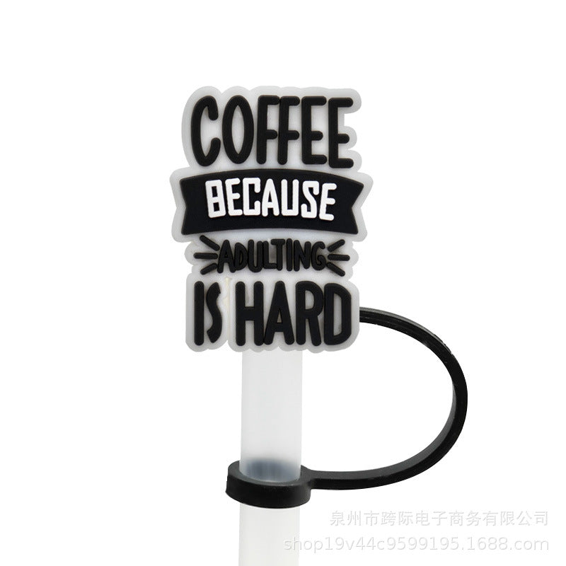 Wholesale 10pcs/pack New Coffee Accessories Silicone Straw Sleeve
