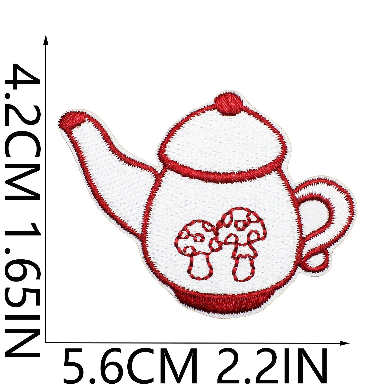 Wholesale Pink casual tea party embroidery DIY Patches