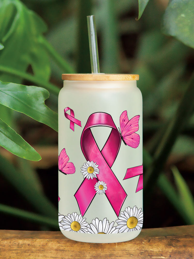 Wholesale Pink   letters  16oz Cup UV DTF Wraps