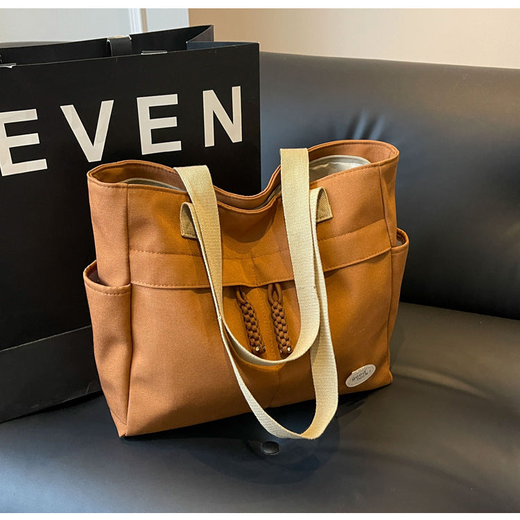 Wholesale Canvas Large Capacity Tote Bag Nylon Cloth Shoulder Bags