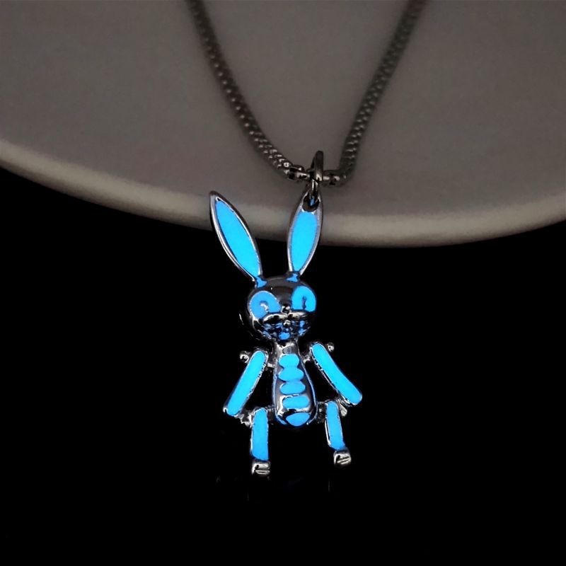 Wholesale Rabbit Luminous Pendant Accessories Alloy  Chain