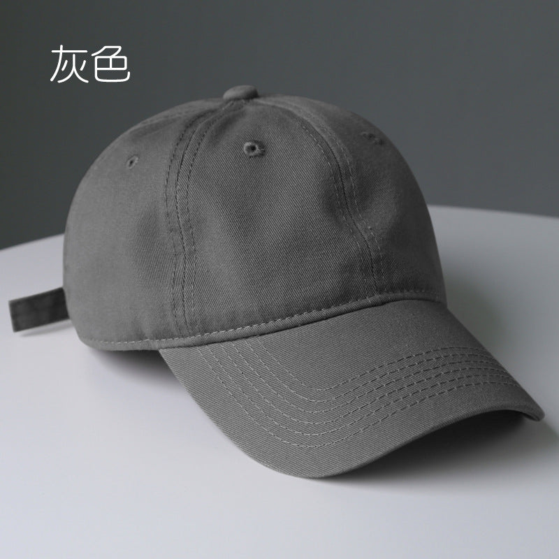 Wholesale Fashion Solid Color Washed Cotton Baseball Cap