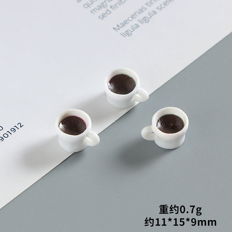 Wholesale Miniature Doll House Ornaments  Latte Art Coffee Cups  Doll Accessories