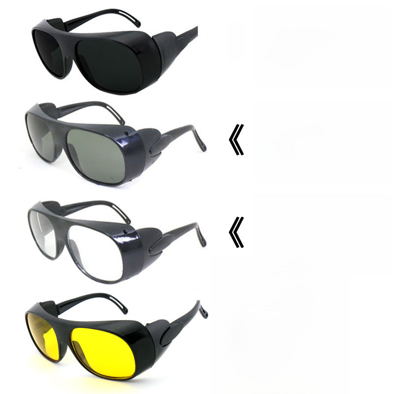 Wholesale Welding Night Vision Comfortable and Stylish Glass and Resin Sunglasses