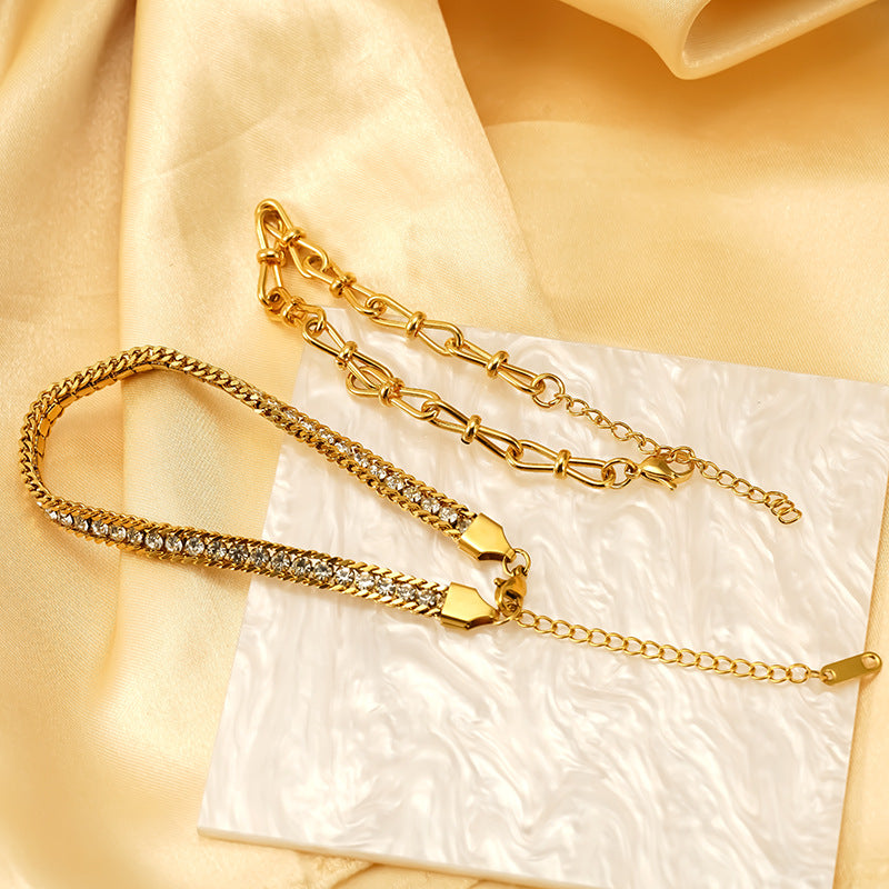 Wholesale Stainless Steel  Electroplated Color-Preserving Bracelet