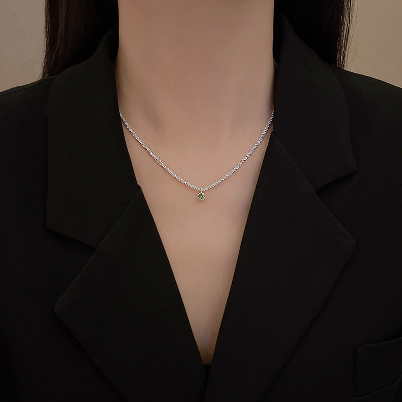 Wholesale 2023 Zircon Sparkling Baby's Breath Star Necklaces