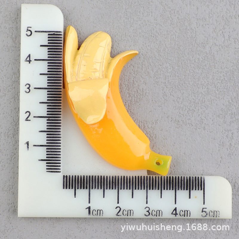 Wholesale 50pcs DIY Watermelon Strawberry Pineapple Fruit Homemade Cream Glue Resin Hole Shoe Patch FlatBack