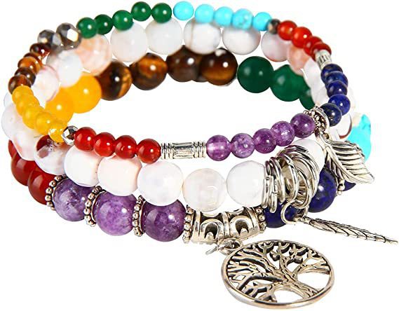 Wholesale Tree of Life Bracelet Turquoise Jasper Agate Gemstone Beaded Bracelet