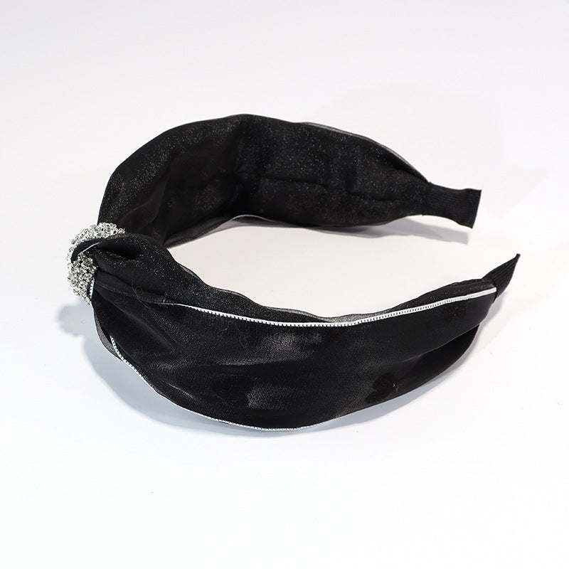 Wholesale Women's Valentine's Day fashion wide-brimmed knotted pressure hairpin vintage headdress