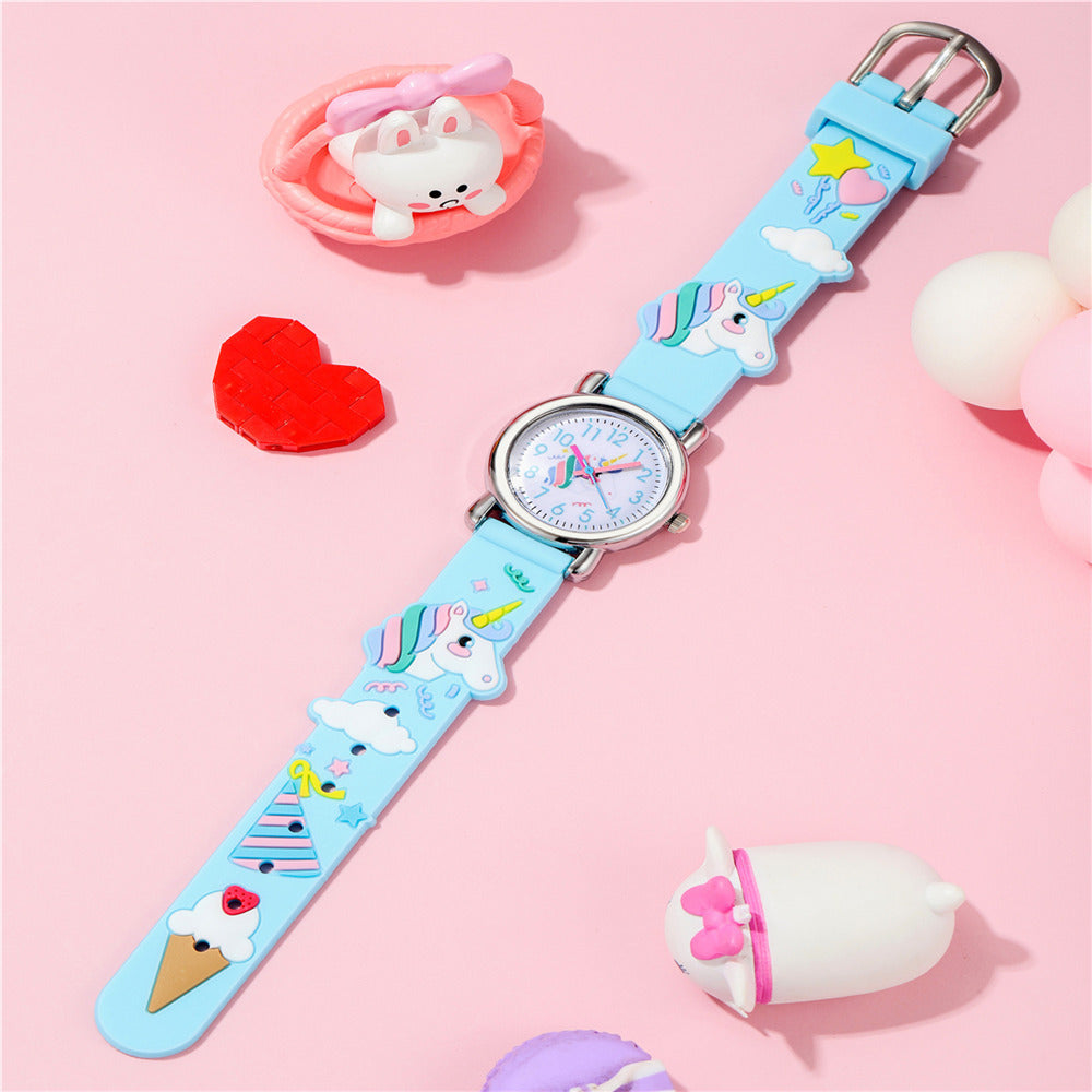 Wholesale Colorful Plastic Strap Kids Watch