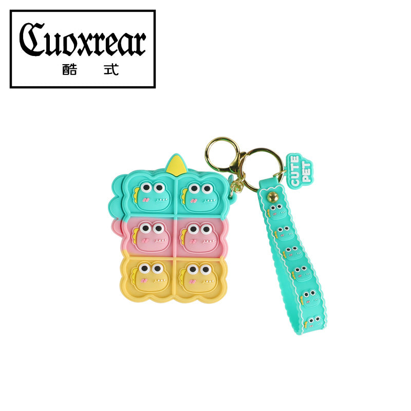 Wholesale Cartoon Silicone Decompression Coin Purse Keychain