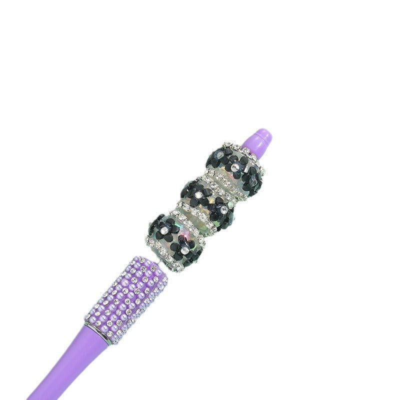 Wholesale 10pcs Heavy Industry Sakura Diamond Straight Hole Handmade Beads