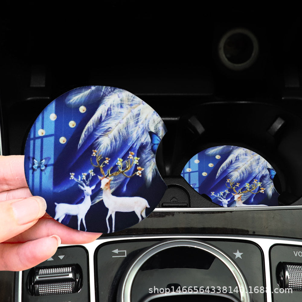 Wholesale 10PCS Butterfly PVC Car Tea Coasters