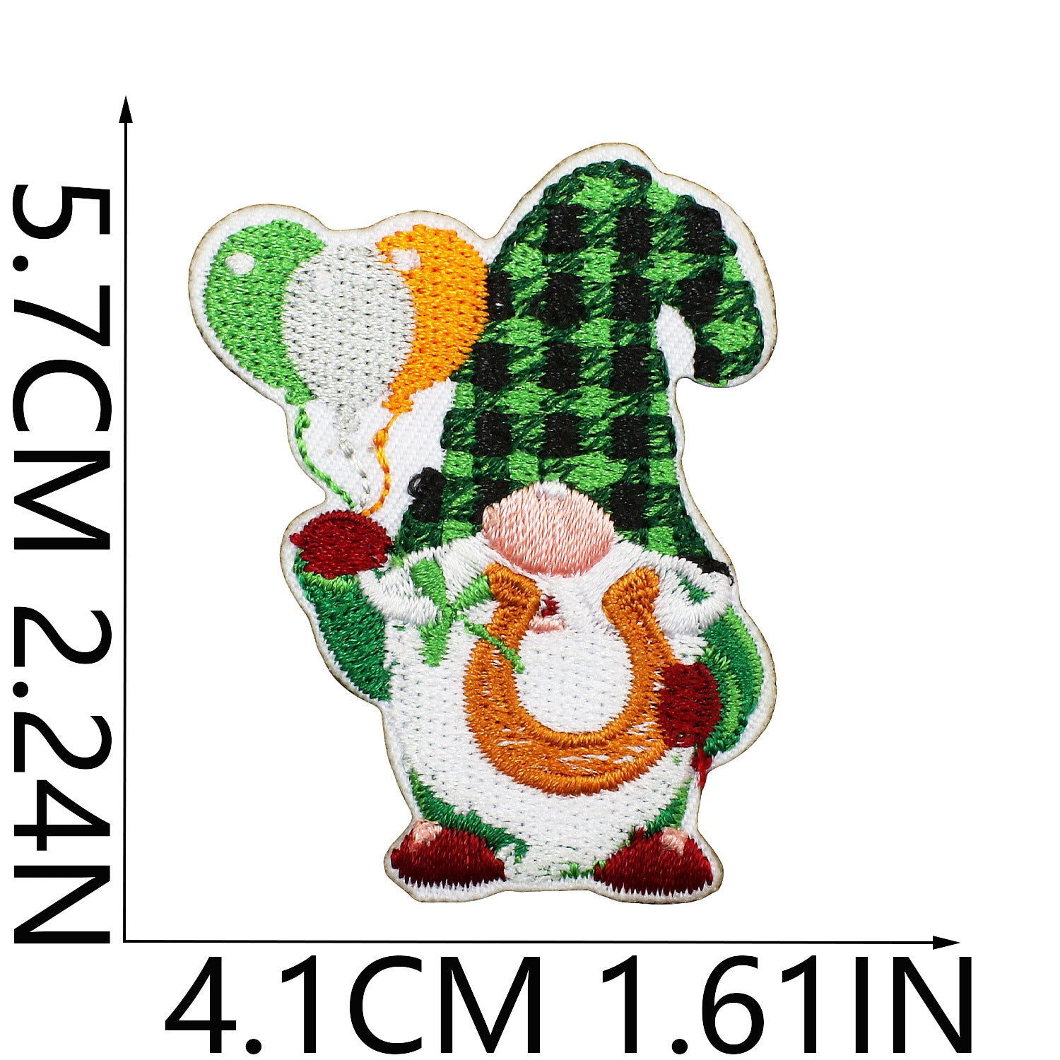 Wholesale St.  Patrick' s Day Rainbow Beer Clover Embroidery DIY Patches