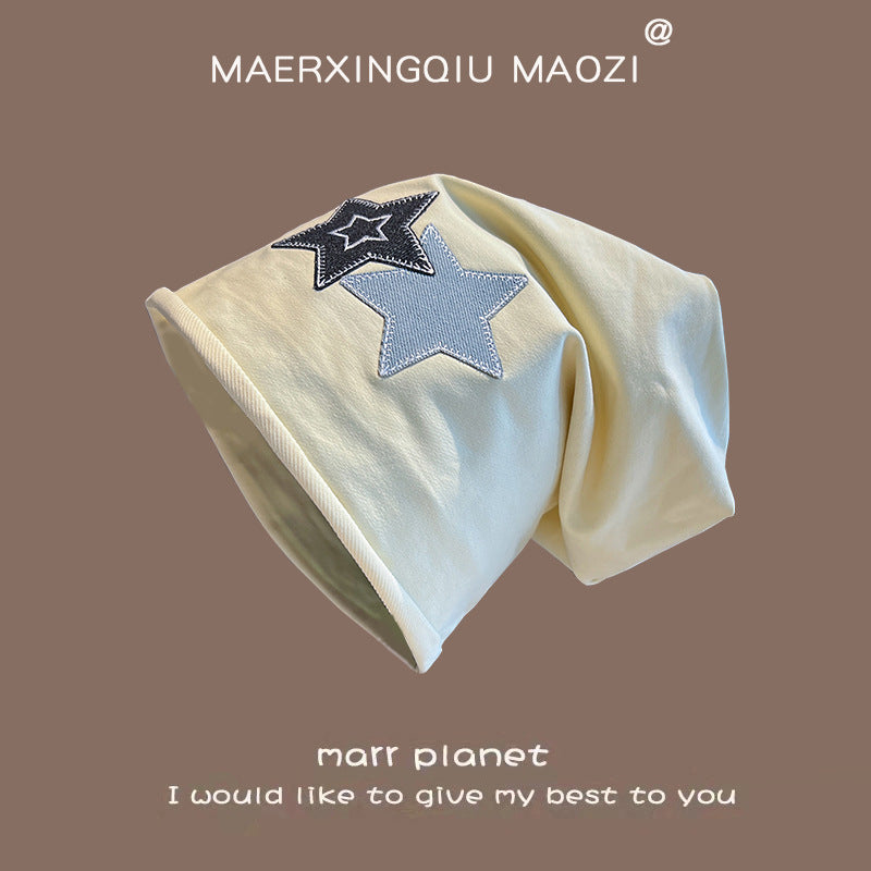 Wholesale American Style Pure Cotton Embroidered Star Pile Hat