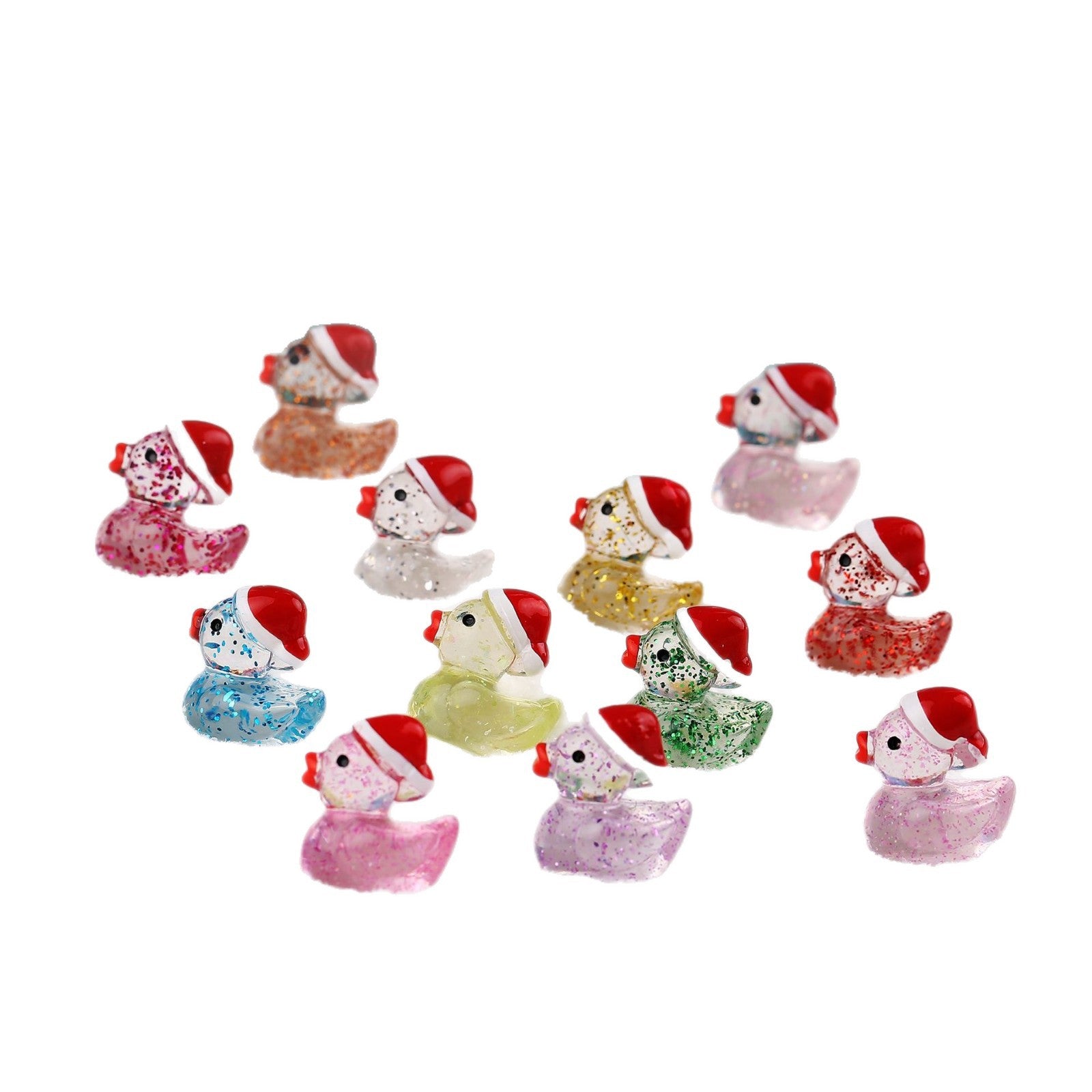 Wholesale DIY Miniature Landscape Decoration Glowing Christmas Duck Doll Accessories