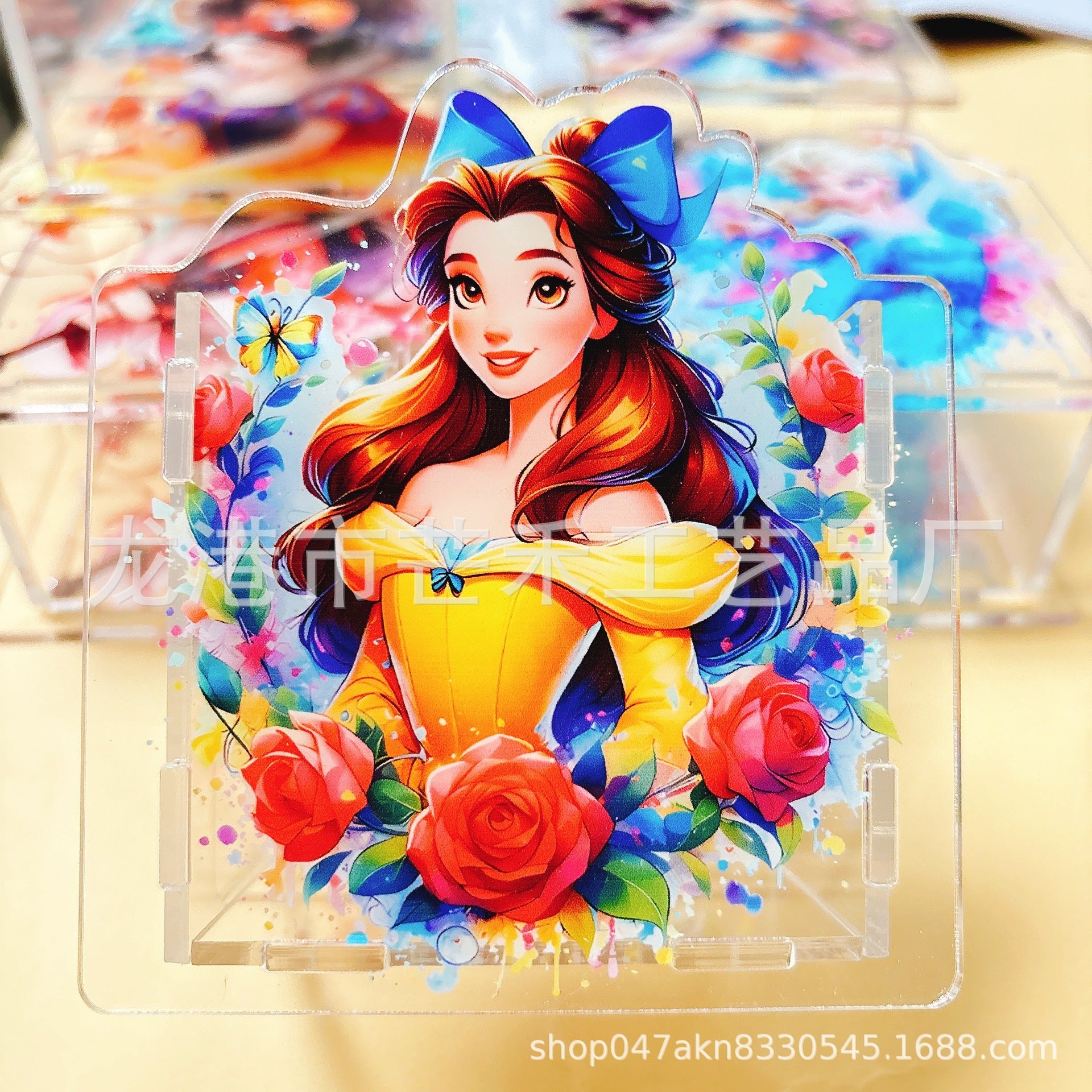 Wholesale  Acrylic Pen Holder Popular Pen Box Creative Gift Stationery Student 10cm