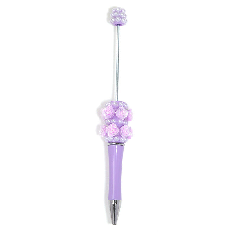 Wholesale 5pc/pack Pearl beadable pen candy color