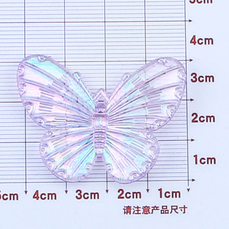 Wholesale Laser Butterfly Resin Cream Glue Phone Case