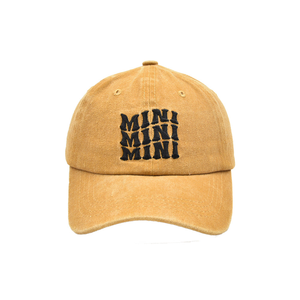 Wholesale Cotton Parent-child Three-row Letter MAMA MINI Baseball Cap
