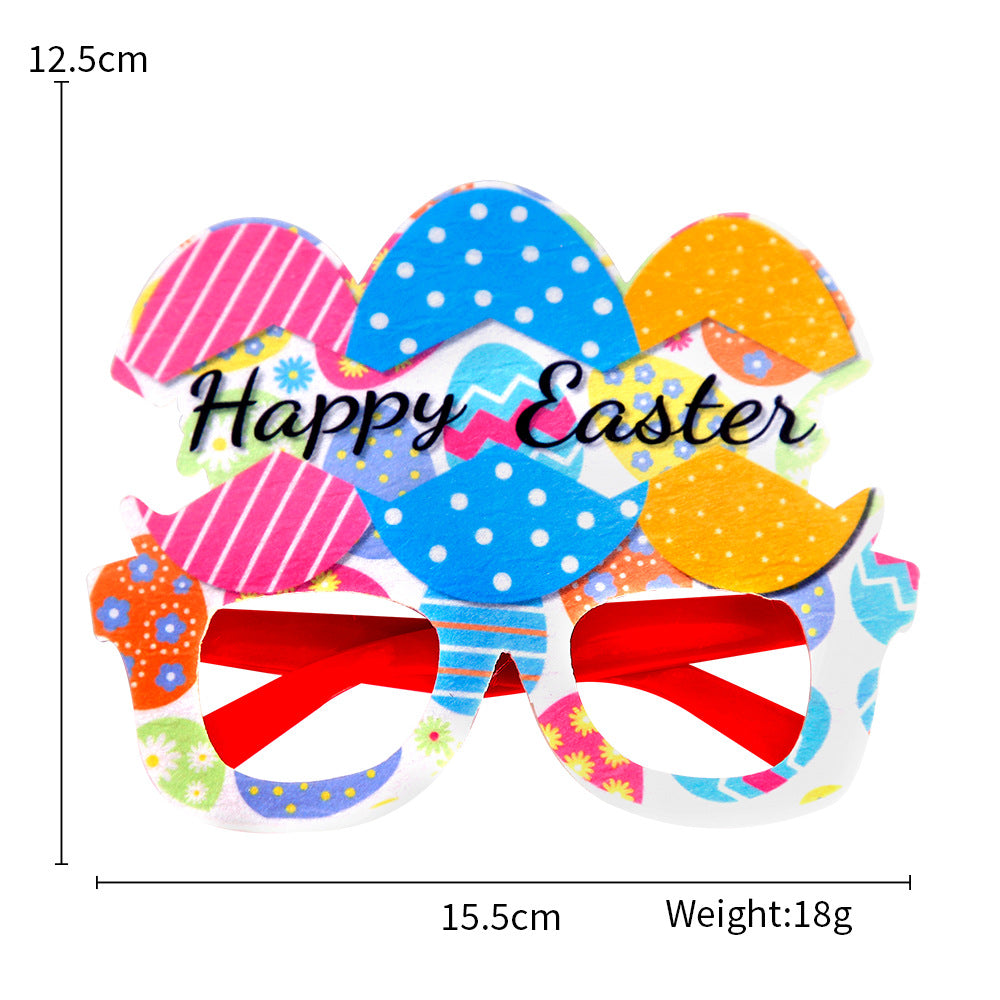 Wholesale Easter Glasses Children Adult Holiday Party Decoration Supplies Rabbit Egg Glasses Frame