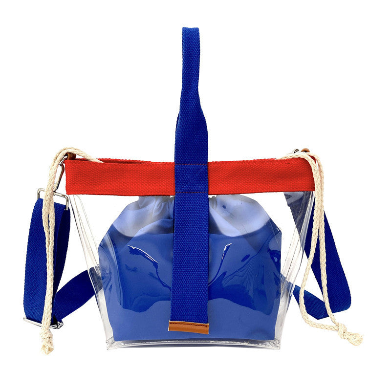 Bolsa de gelatina transparente de playa de vacaciones de PVC al por mayor