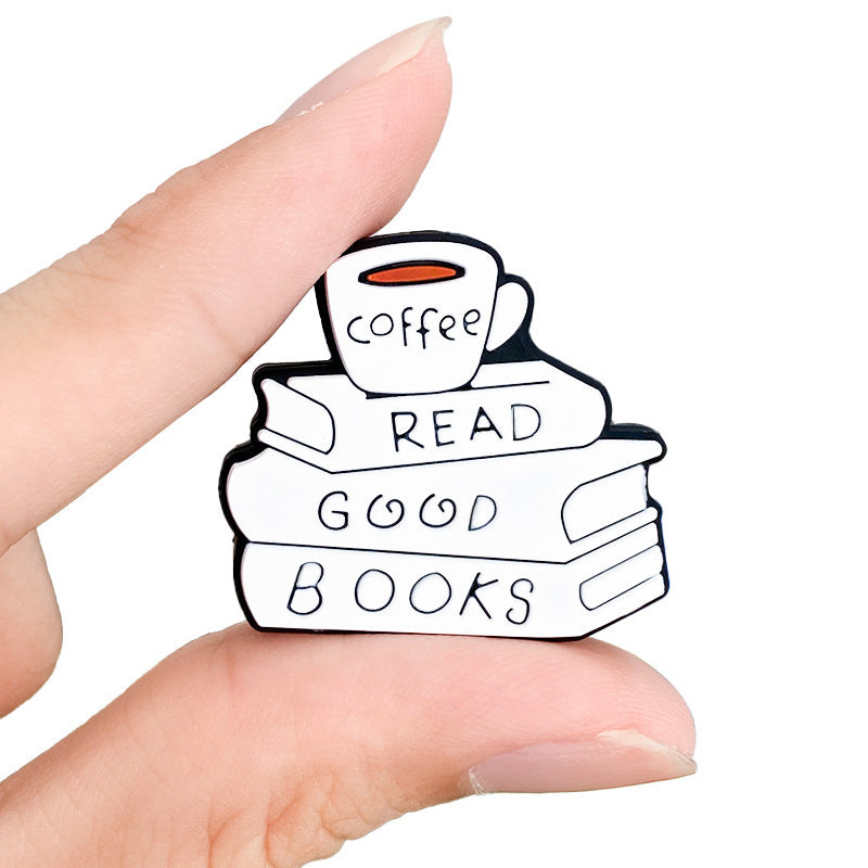 Wholesale 10pcs Direct Sales Coffee Book Focal Beads